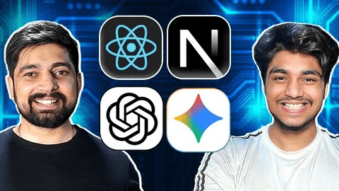 Complete React and NextJS course with AI powered projects